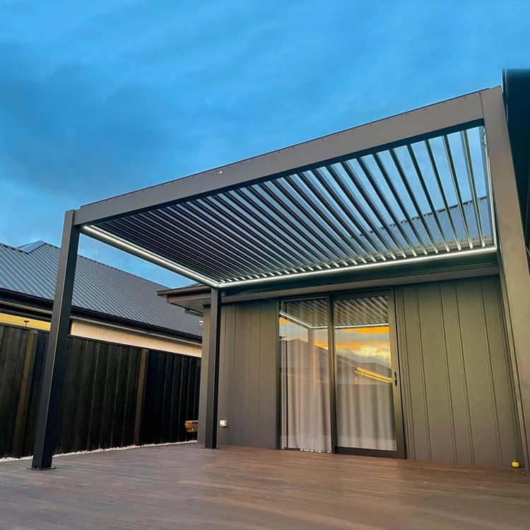 Pergola med LED
